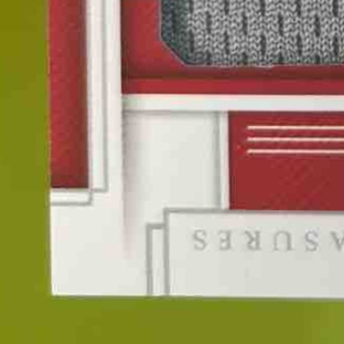 2020 National Treasures Patrick Sandoval Game Gear Dual Patch Auto /50 RC Angels