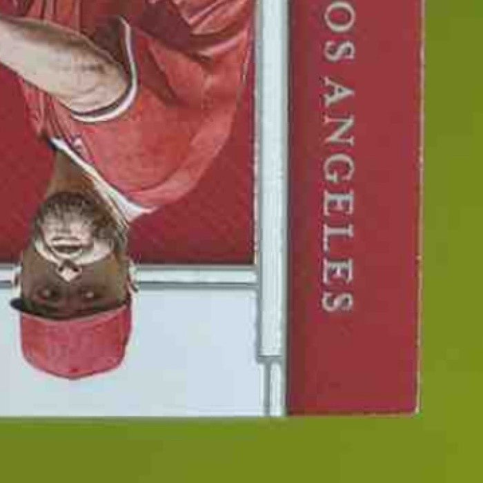 2020 National Treasures Patrick Sandoval Game Gear Dual Patch Auto /50 RC Angels
