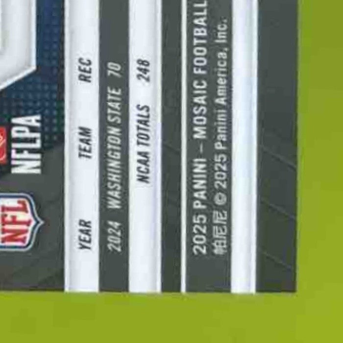2025 Mosaic Kyle Williams Rookies Blue Prizm /99 #353 RC New England Patriots