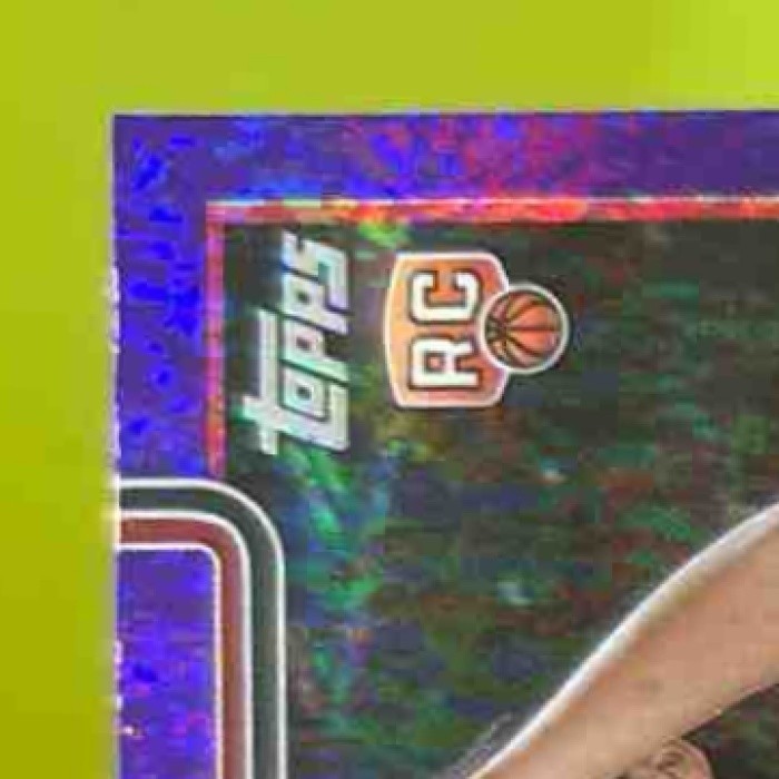 2025-26 Topps Yang Hansen Purple Rainbow 219/250 #216 RC Portland Trail Blazers
