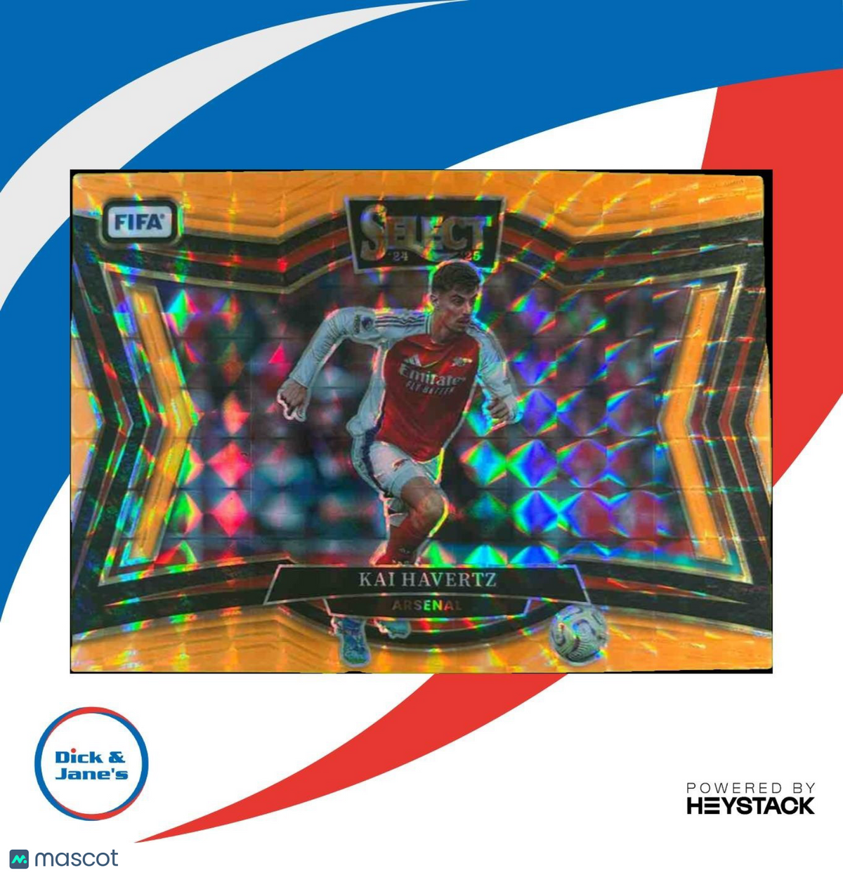 2024-25 Panini Select FIFA Kai Havertz Orange /125 #240 Arsenal