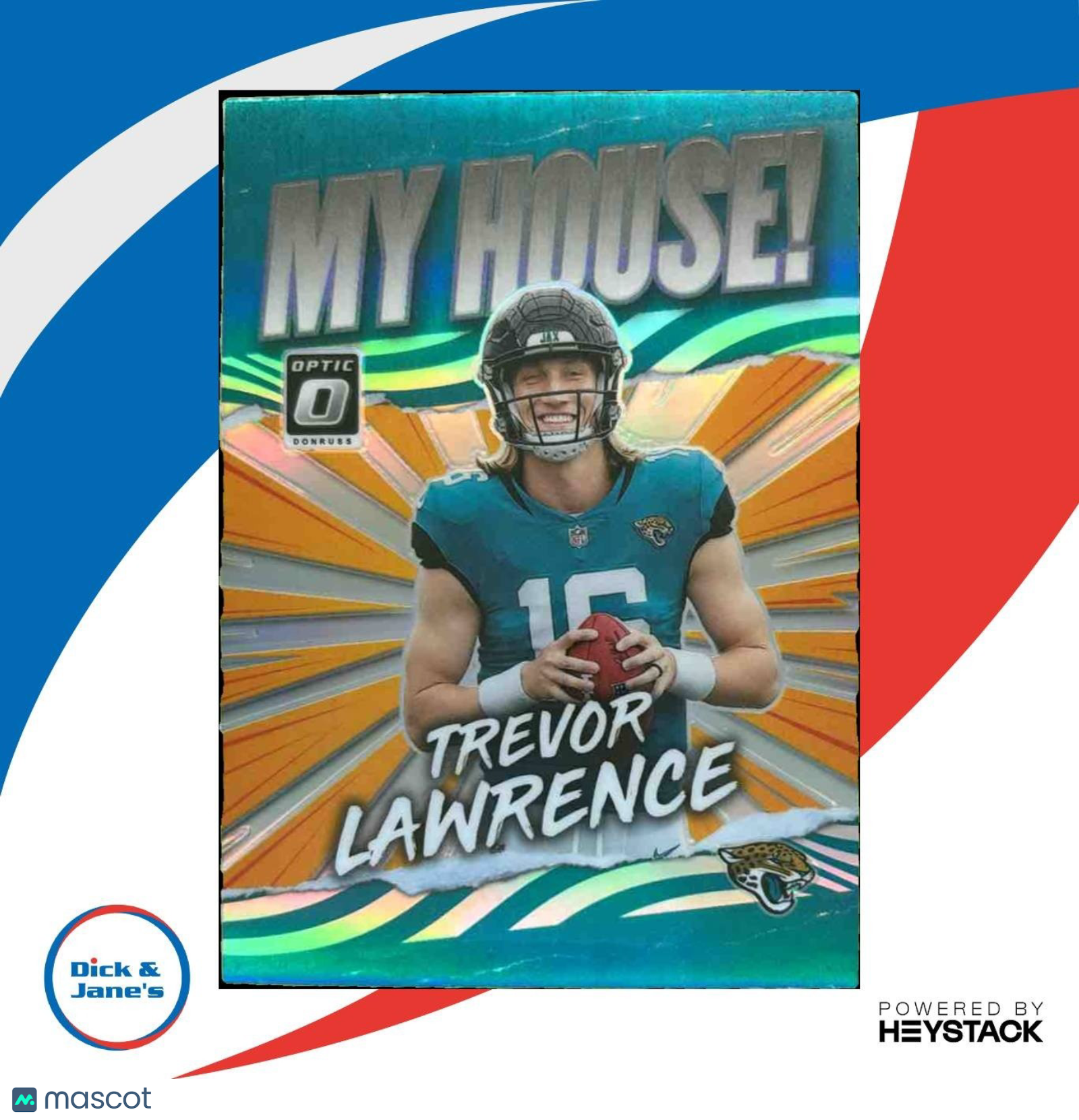 2021 Donruss Optic Trevor Lawrence My House! RC Jacksonville Jaguars