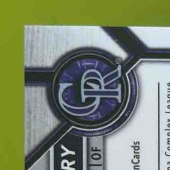 2022 Bowman Chrome Prospects Benny Montgomery Orange Shimmer /25 BCP-73 Rockies