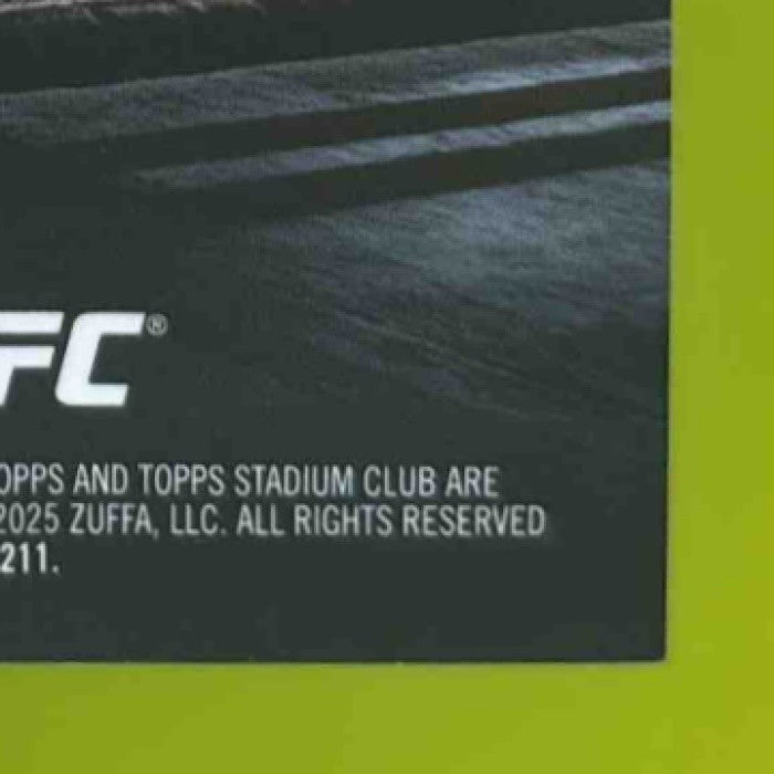 2025 Topps UFC Stadium Club Antonio Rodrigo Nogueira Chrome Auto REFRACTOR