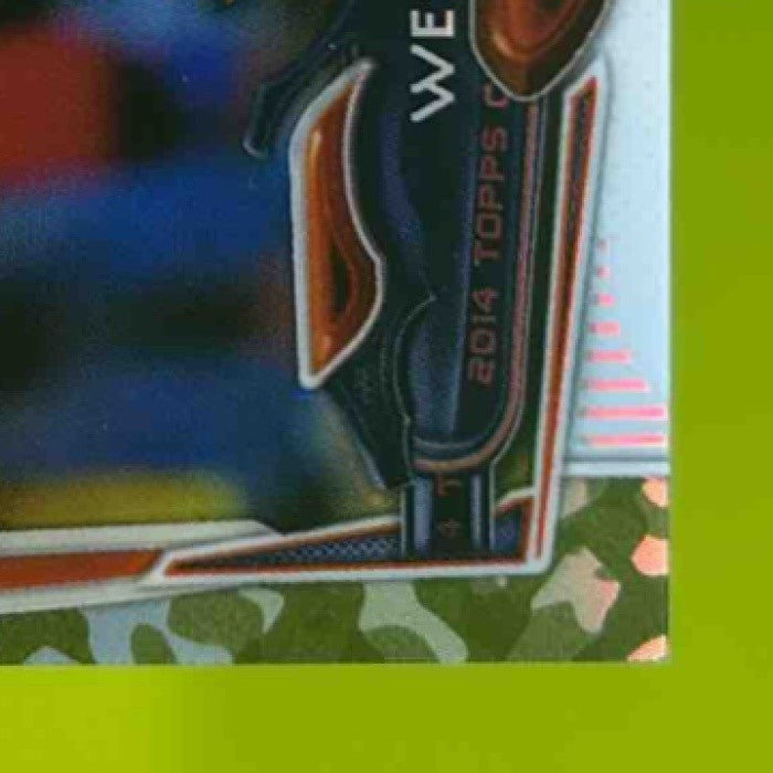 2014 Topps Chrome Mini Wes Welker Camo 63/99 #26 Denver Broncos