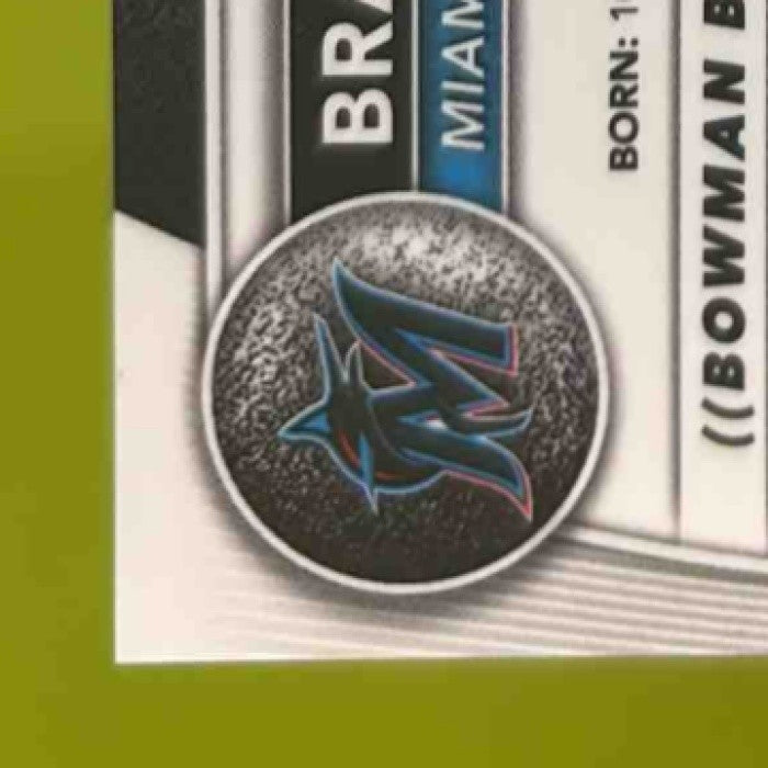 2025 Bowman Draft Brandon Compton Chrome Auto Gold Mojo /50 1st Prospect Marlins