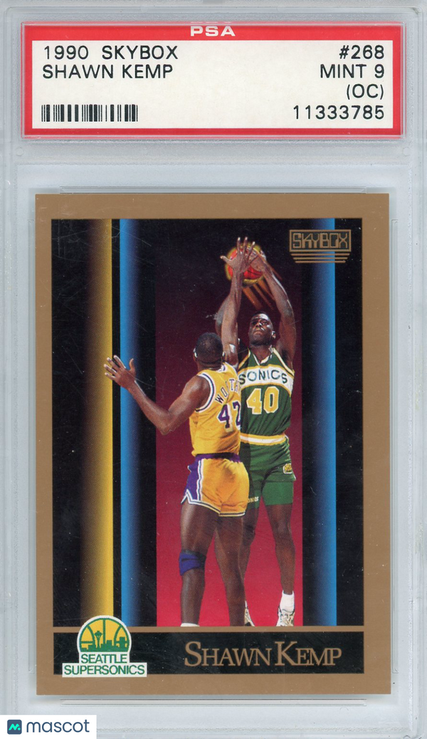1990 Skybox Shawn Kemp #268 PSA 9 MINT (OC)