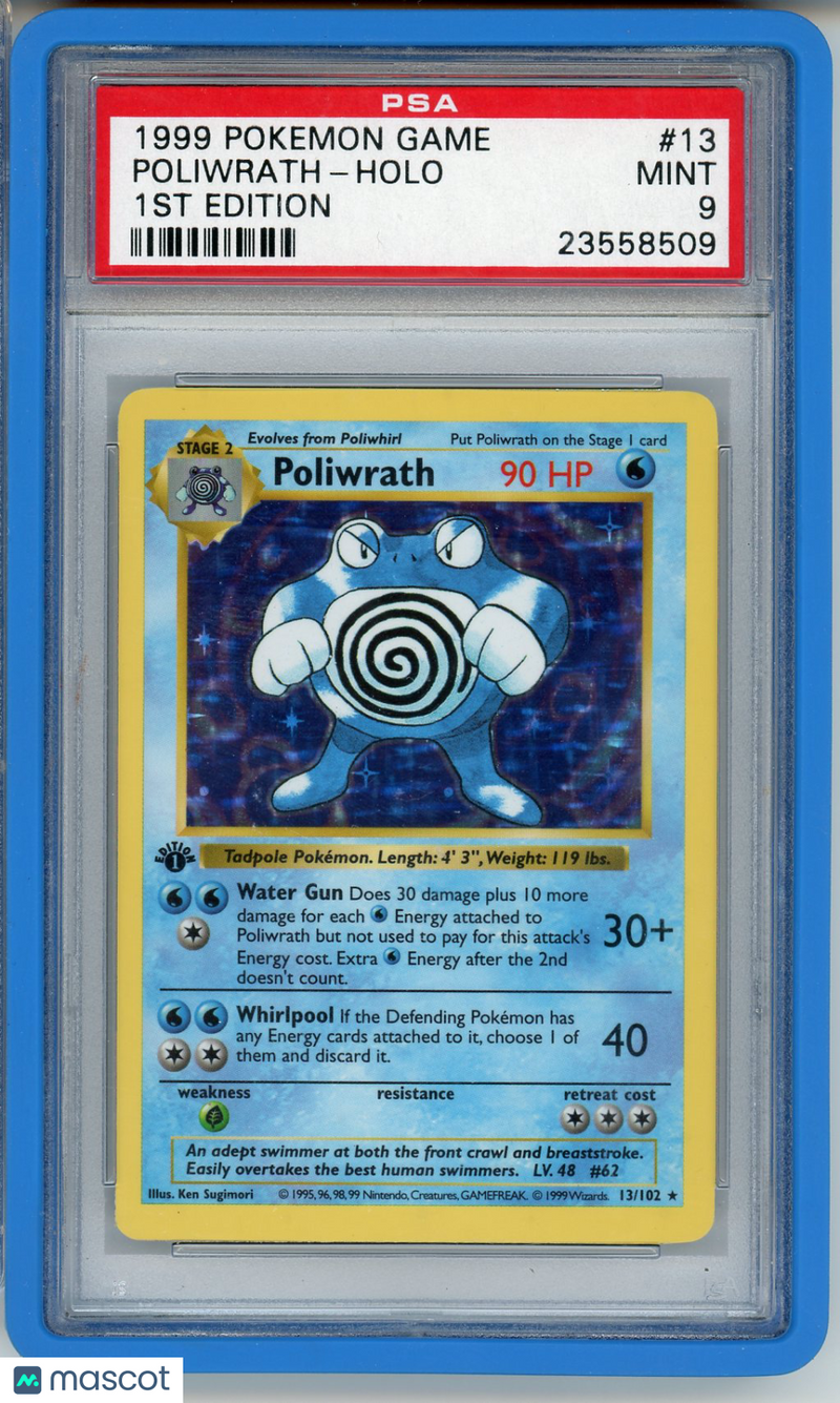 1999 Pokemon Game PokéMon TCG Poliwrath
