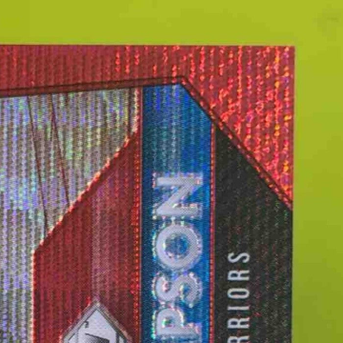 2015-16 Panini Prizm Klay Thompson Ruby Wave Prizms /350 #180 Warriors