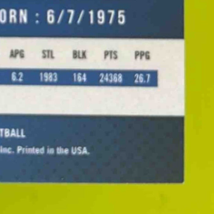 2015-16 Panini Prizm Allen Iverson Light Blue /199 #286 Philadelphia 76ers