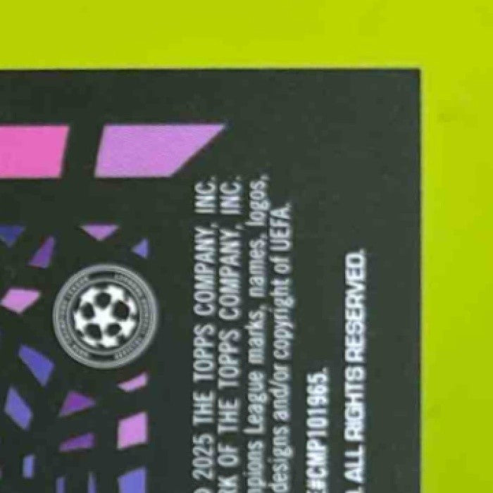 2024-25 Topps Merlin Chrome UEFA Club Competitions Bukayo Saka Renaissance