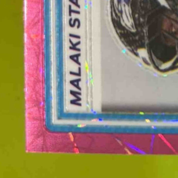 2025 Donruss Optic Malaki Starks Pink Velocity /99 #256 Baltimore Ravens