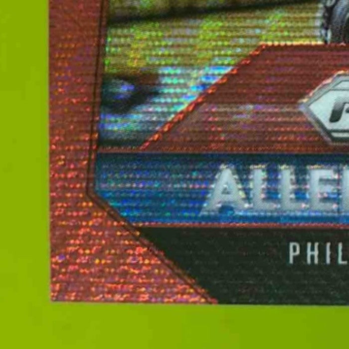 2015-16 Panini Prizm Allen Iverson Ruby Wave Prizms /350 #286 Philadelphia 76ers
