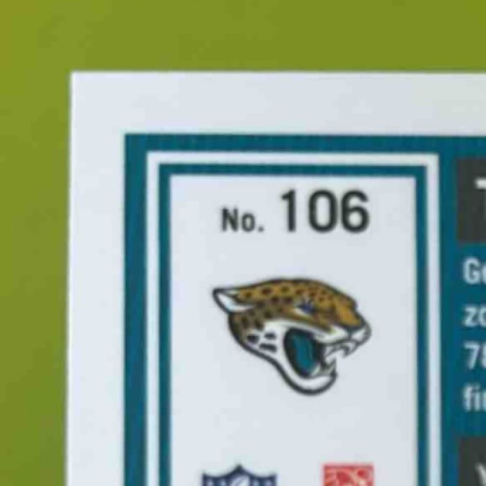 2025 Donruss Optic Travis Etienne Jr. Orange /299 #106 Jacksonville Jaguars
