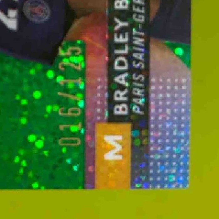 2023-24 Topps Finest Bradley Barcola Speckle Green /125 #102 RC Germain