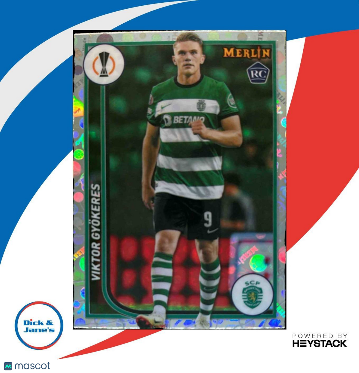 2023-24 Topps Chrome Merlin Viktor Gyokeres #113 RC Sporting Clube de Portugal