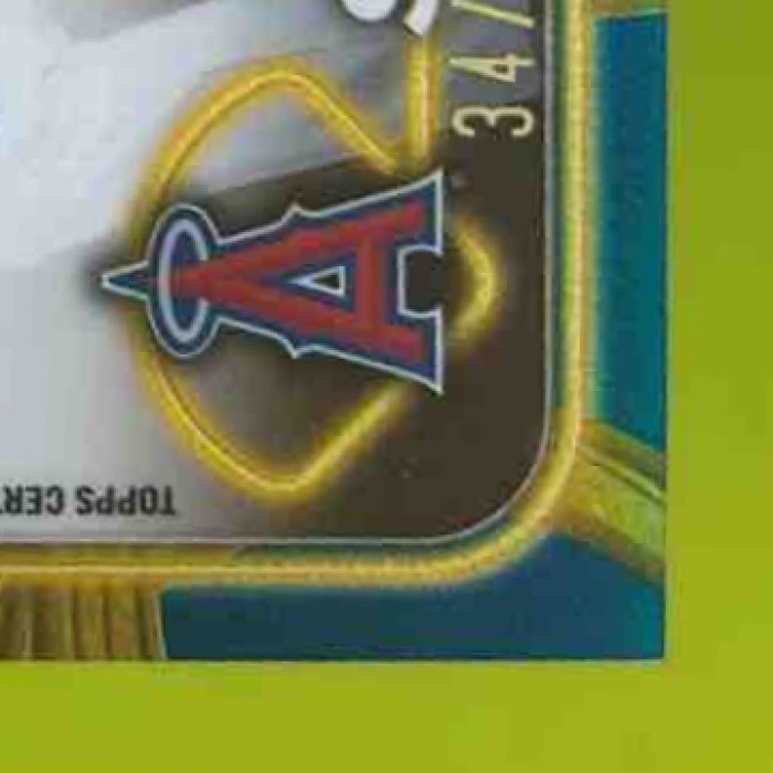 2024 Topps Gilded Collection Nolan Schanuel Chrome Gold Auto Blue-Gold /50 Angel