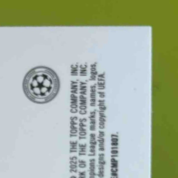 2024-25 Topps Merlin Chrome UEFA Club Competitions Moussa Yeo Atomic #162
