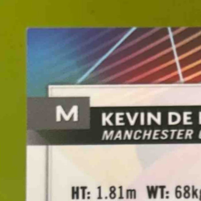 2023-24 Topps Finest Kevin De Bruyne Auto Neon Green 41/99 #A-KD Manchester City