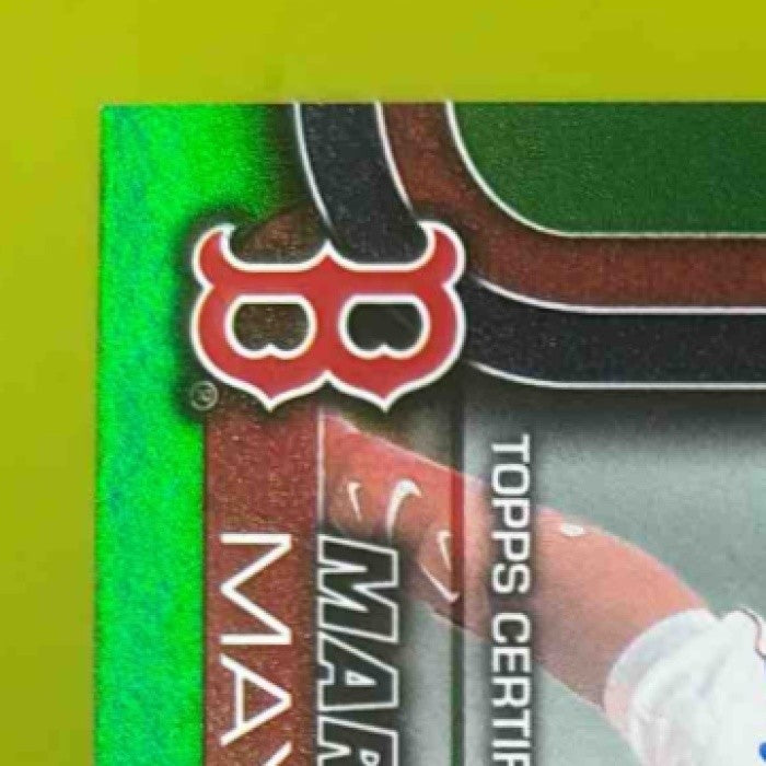 2025 Topps Update Marcelo Mayer Real One Auto Green Foil /99 #US105 RC Red Sox