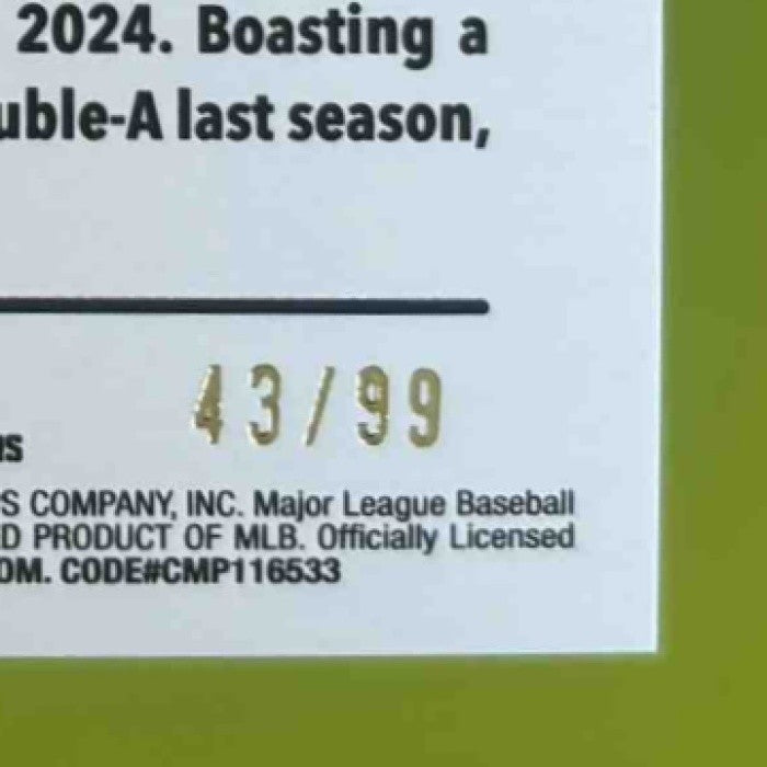 2025 Topps Update Marcelo Mayer Real One Auto Green Foil /99 #US105 RC Red Sox