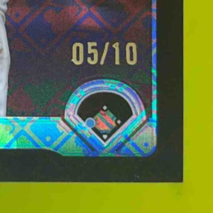 2025 Topps Chrome LogoFractor Connor Norby Black /10 #199 RC Miami Marlins