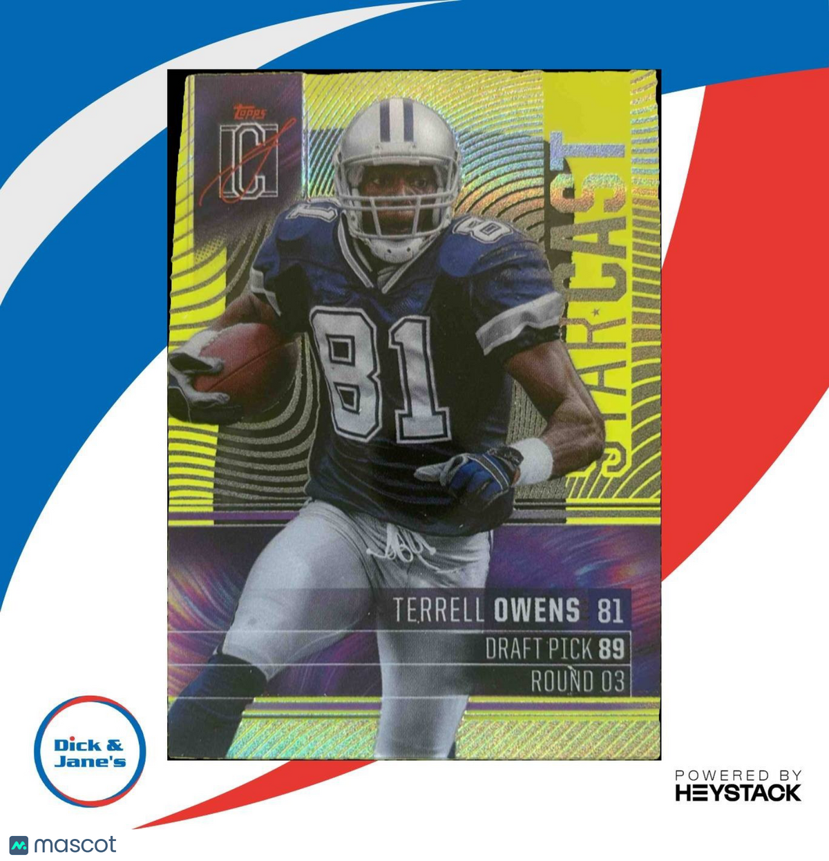 2024 Topps Signature Class Terrell Owens Star Cast #SC-18 Dallas Cowboys