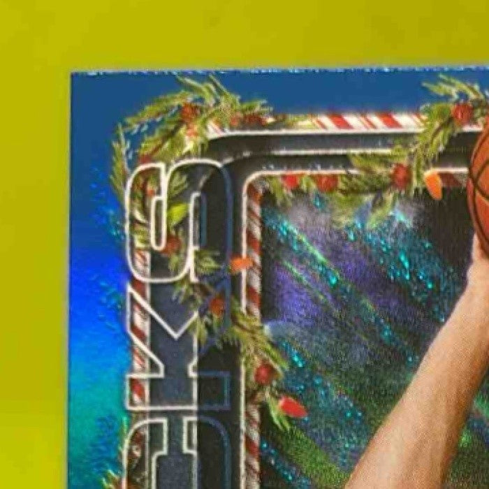 2025-26 Topps Holiday Cooper Flagg Blue Metallic Glitter #H161 RC Mavericks