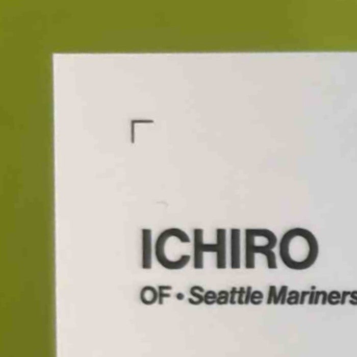 2025 Topps Black and White Ichiro Image Variations Short Prints SP Mariners