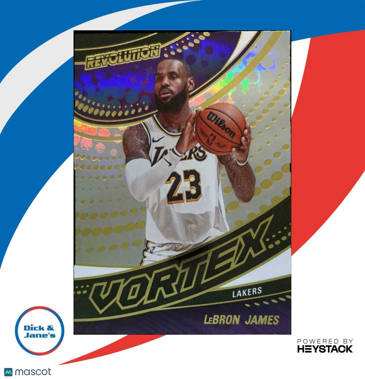 2024-25 Panini Revolution LeBron James Vortex #12 Los Angeles Lakers