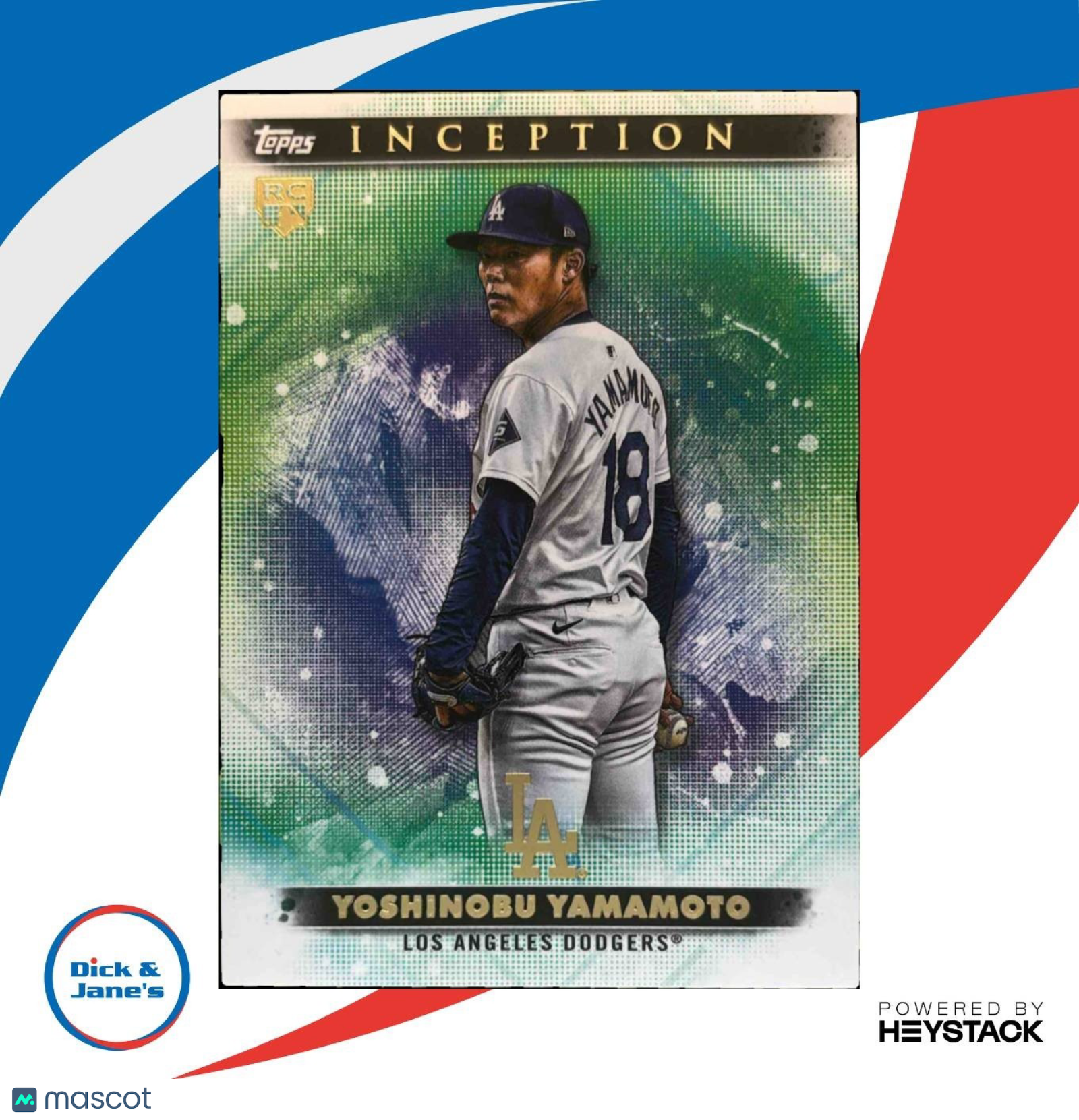 2024 Topps Inception Yoshinobu Yamamoto #44 RC Los Angeles Dodgers