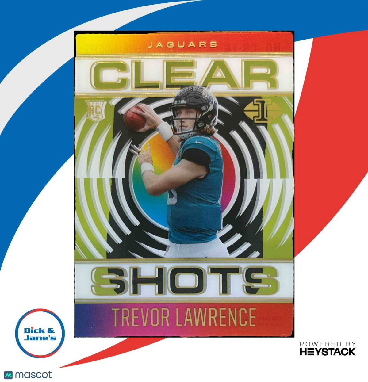 2021 Panini Illusions Trevor Lawrence Clear Shots #CS-16 RC Jacksonville Jaguars