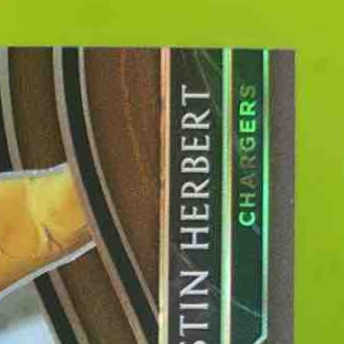 2020 Select Justin Herbert Copper Prizm Die Cut /355 #344 RC Los Angeles Charger