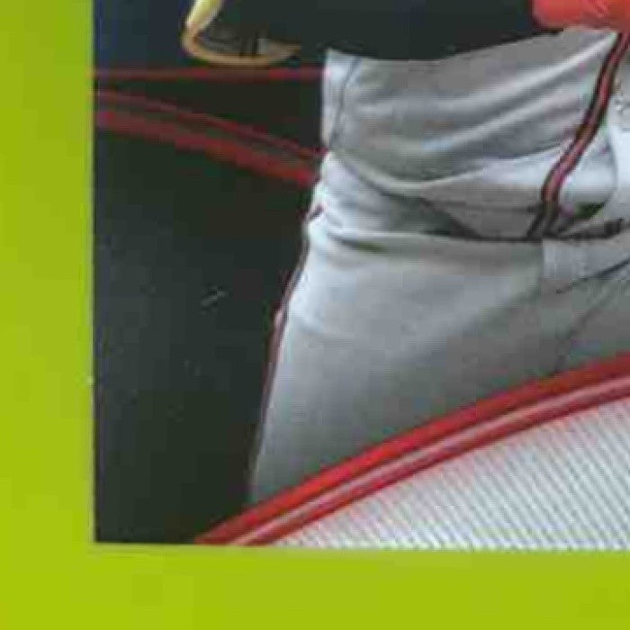 2025 Topps Tribute Ozzie Albies Triple Relics Red 2/10 Atlanta Braves