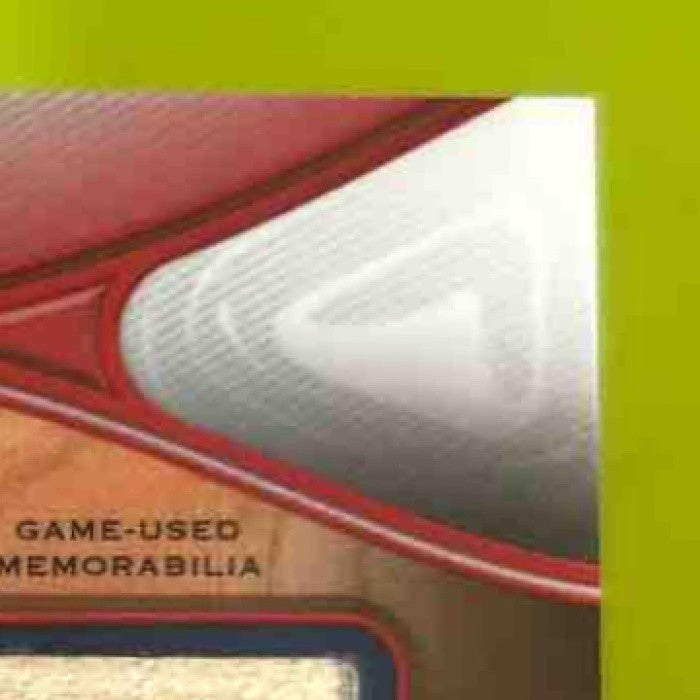 2025 Topps Tribute Ozzie Albies Triple Relics Red 2/10 Atlanta Braves