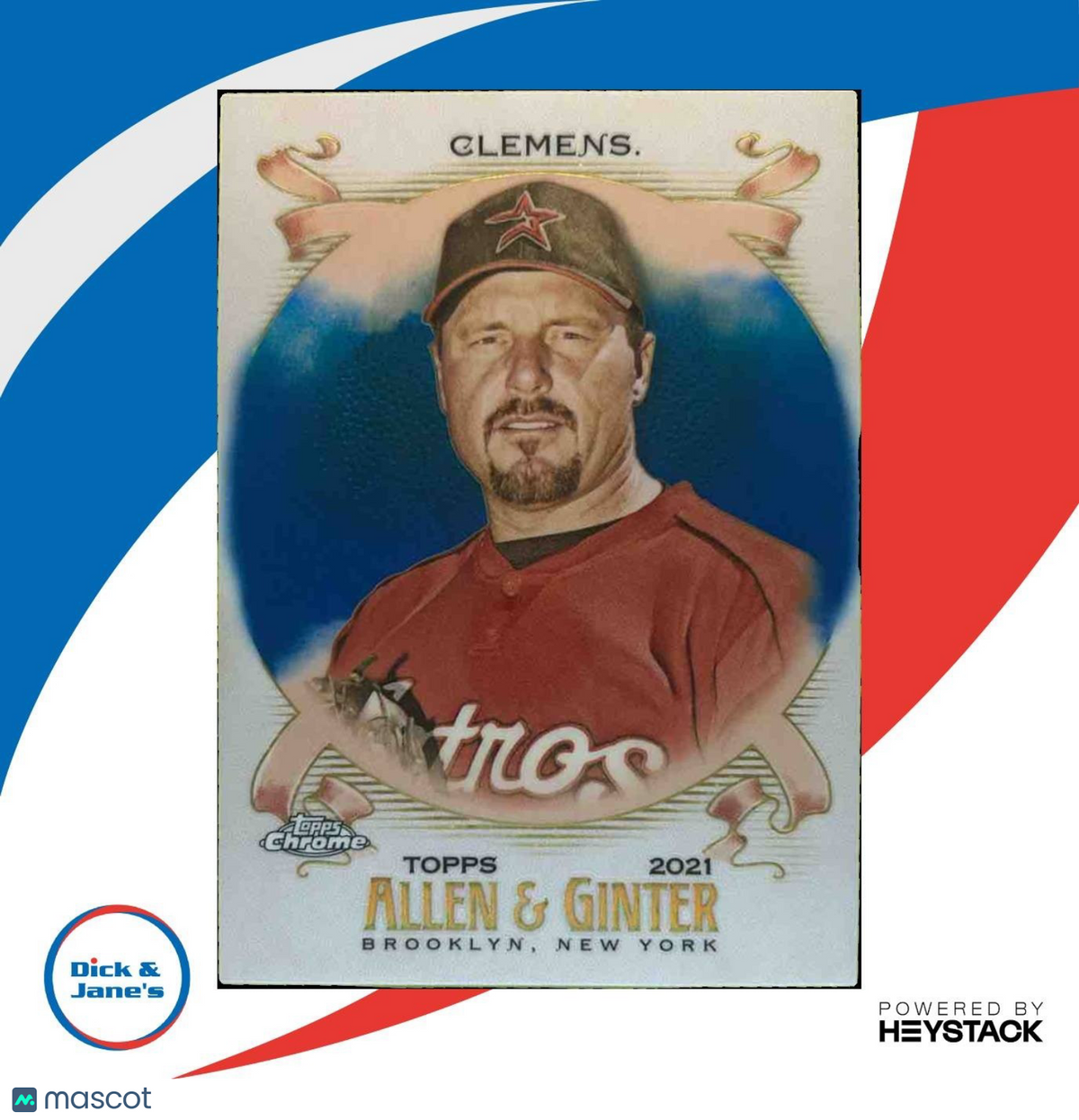 2021 Topps Allen & Ginter Chrome Roger Clemens Blue /150 #263 Houston Astros