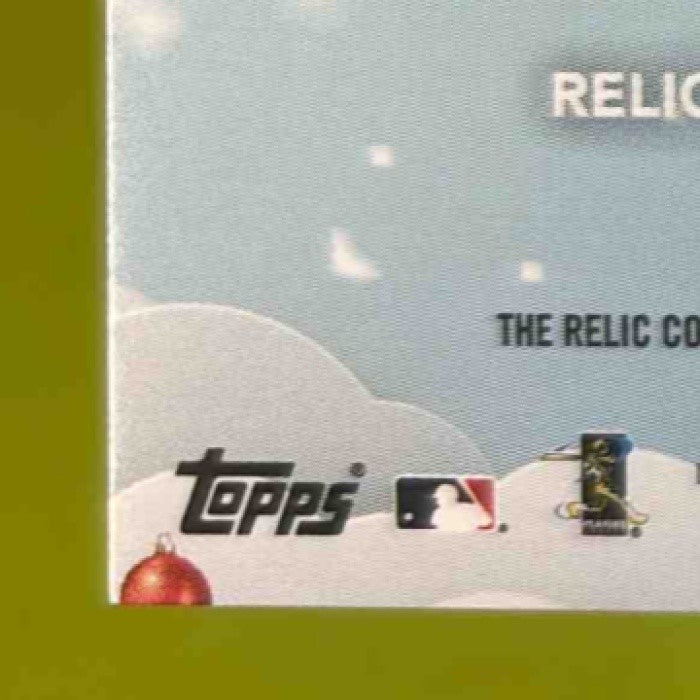 2020 Topps Holiday Ben Zobrist Relics #WHR-BZ MEM Chicago Cubs