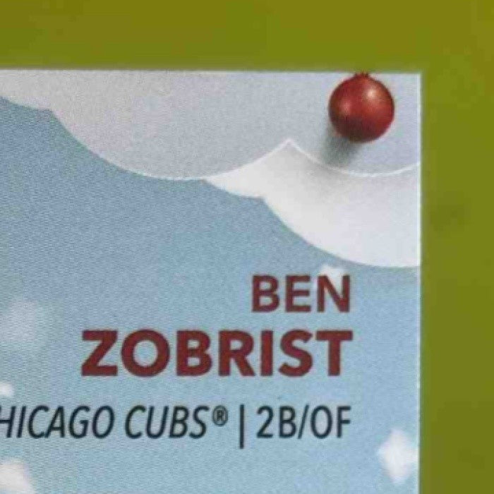 2020 Topps Holiday Ben Zobrist Relics #WHR-BZ MEM Chicago Cubs