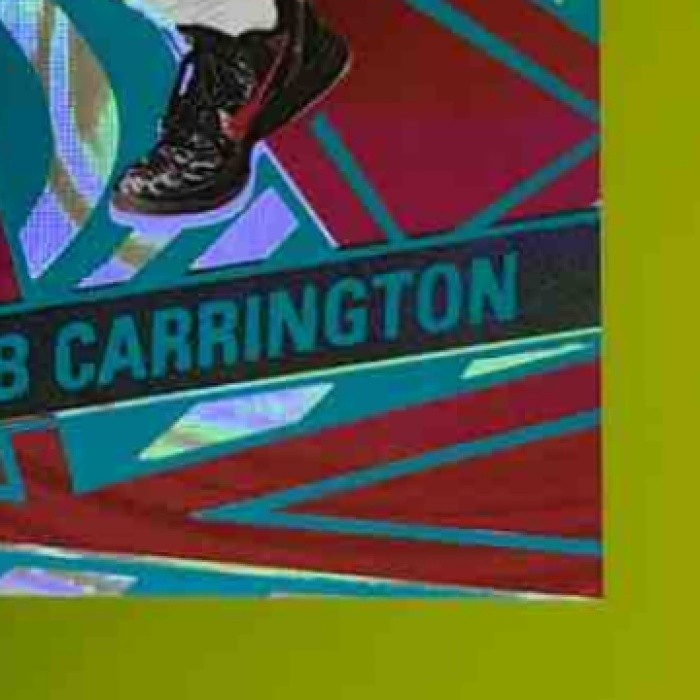 2024-25 Panini Revolution Bub Carrington Teal Swirl /49 #121 RC Wizards