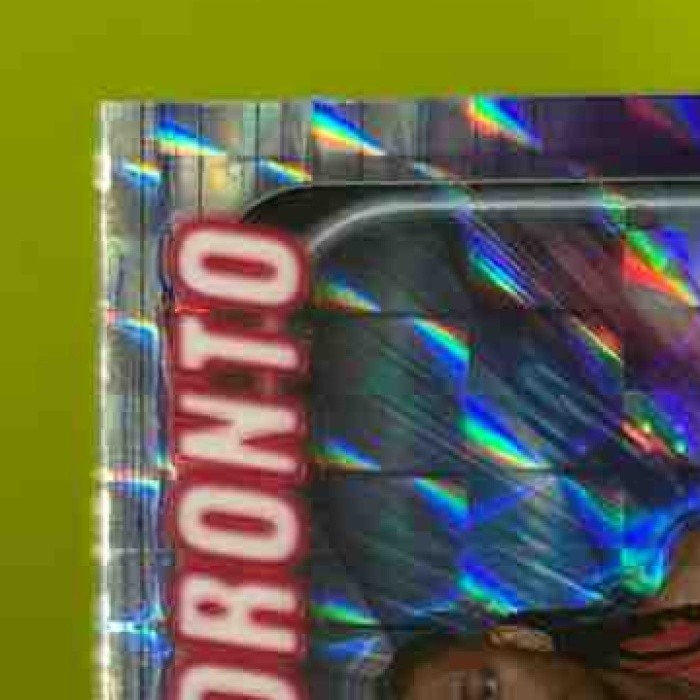 2024-25 Topps Chrome Jonathan Mogbo Purple Geometric /129 194 RC Toronto Raptors