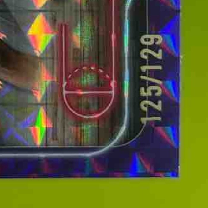 2024-25 Topps Chrome Jonathan Mogbo Purple Geometric /129 194 RC Toronto Raptors