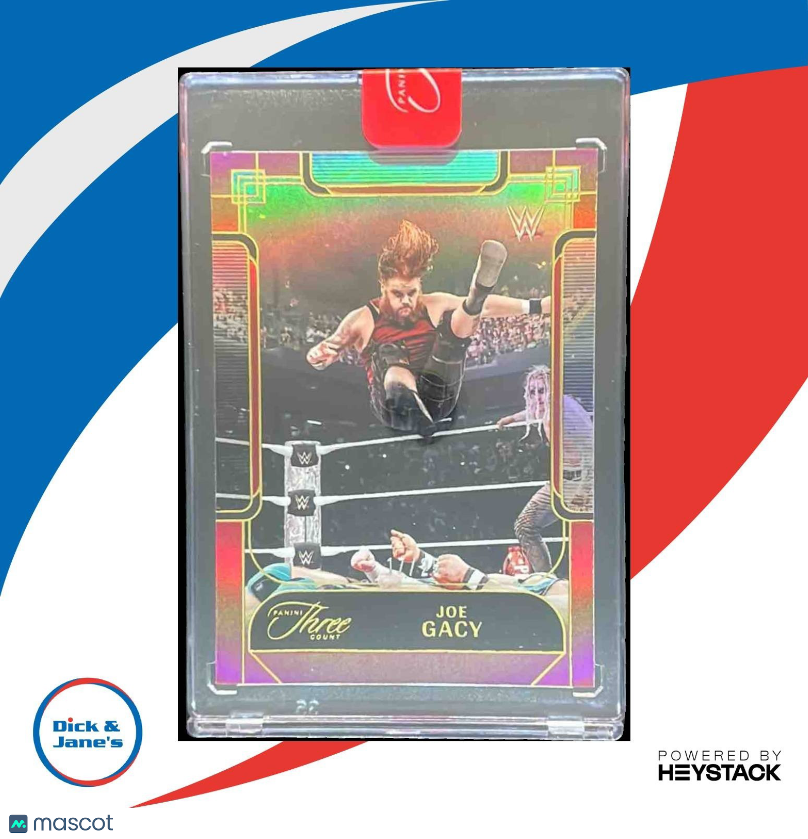 2024 Panini Three Count WWE Joe Gacy Red /25 #100