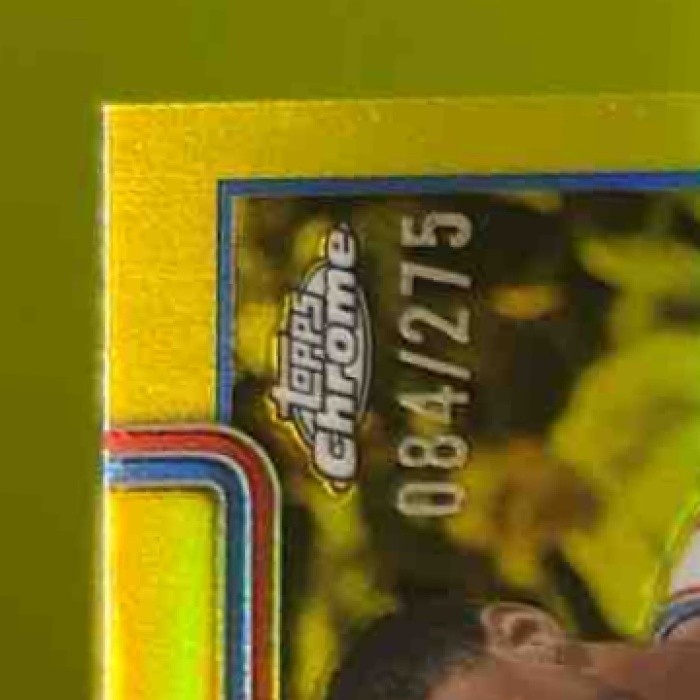 2025-26 Topps Chrome Aaron Wiggins Yellow /275 #196 Oklahoma City Thunder