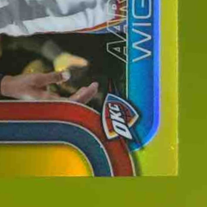 2025-26 Topps Chrome Aaron Wiggins Yellow /275 #196 Oklahoma City Thunder