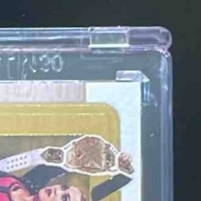 2024 Panini Three Count WWE Roxanne Perez Jumbo Memorabilia Auto Gold 4/10 Patch