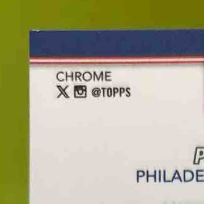 2025-26 Topps Chrome Paul George RayWave Yellow /275 #171 Philadelphia 76ers