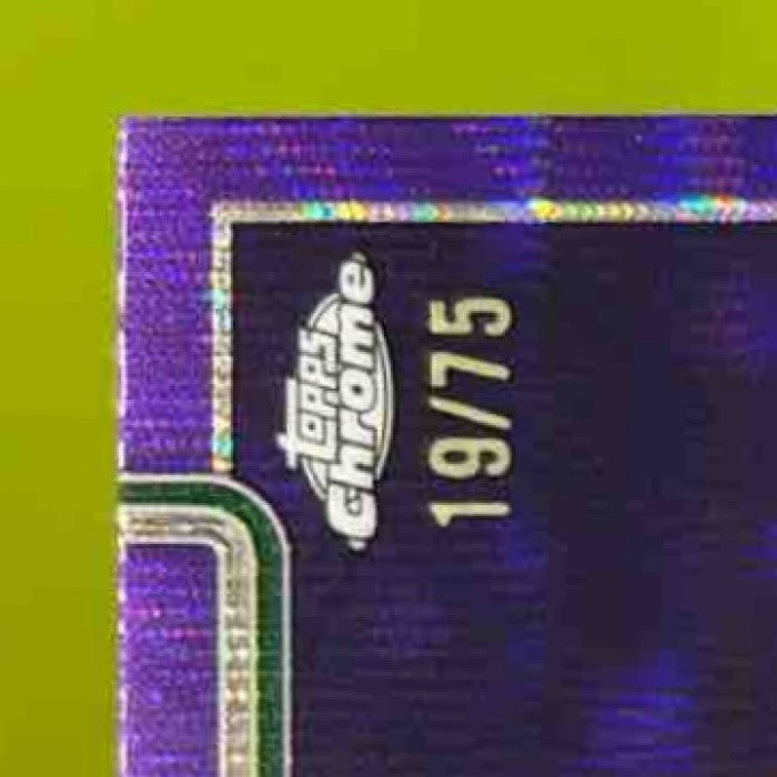 2025-26 Topps Chrome Brook Lopez Purple Wave Refractor /75 #159 Milwaukee Bucks