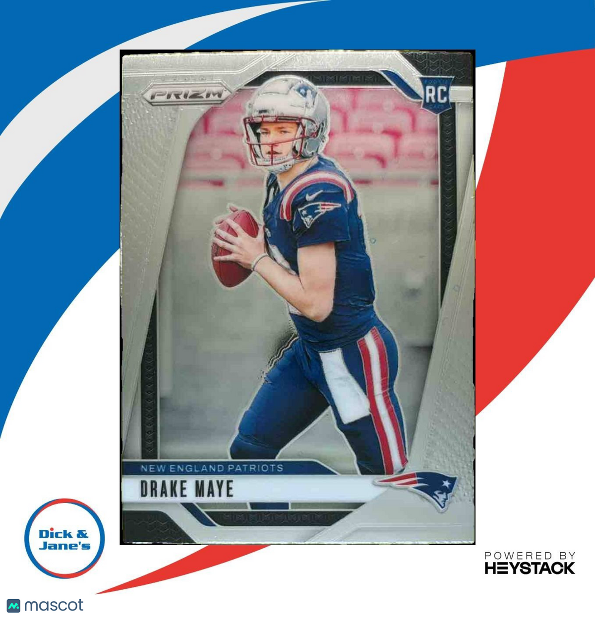 2024 Panini Prizm Drake Maye RC New England Patriots