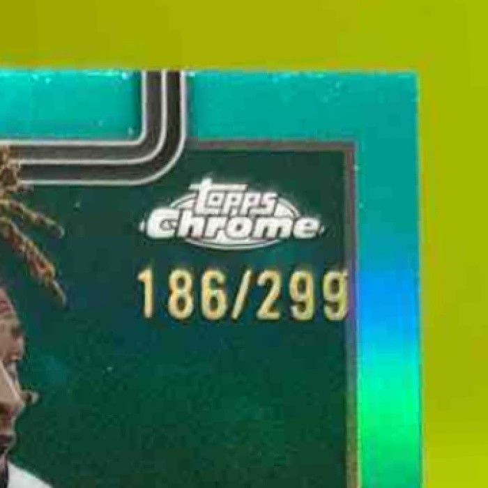 2025-26 Topps Chrome Noah Clowney Teal Refractor 186/299 #23 Brooklyn Nets