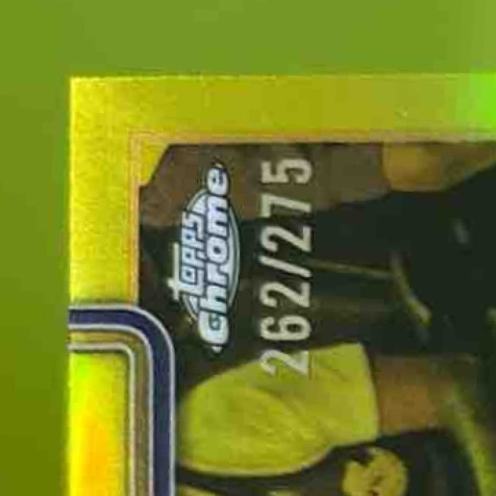 2025-26 Topps Chrome Maxi Kleber Yellow Refractor /275 #157 Los Angeles Lakers